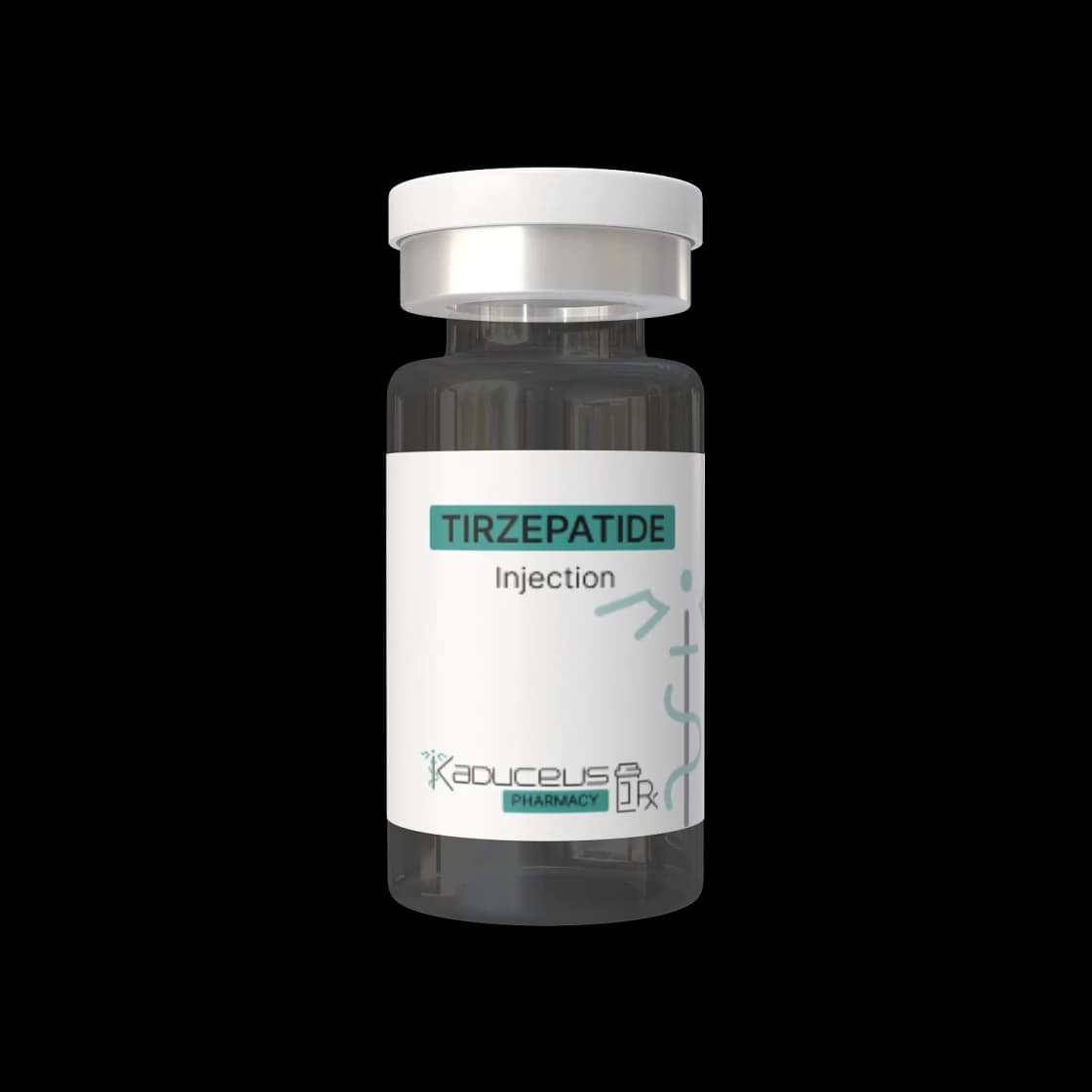 Compounded Tirzepatide injection vial